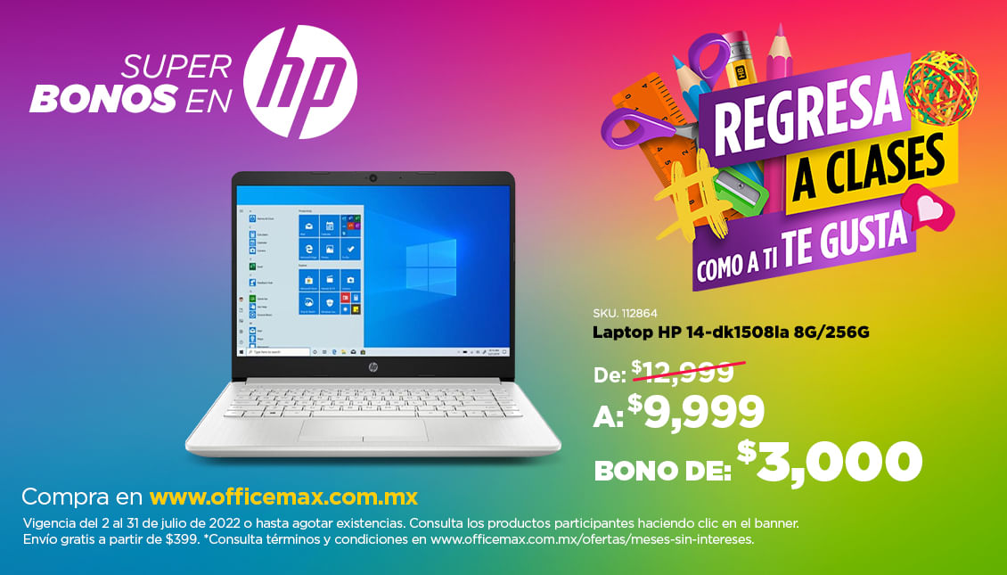 Bonos HP laptop